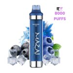 Mazaj Black 8000 Puff Disposable Vape-Blueberry ice