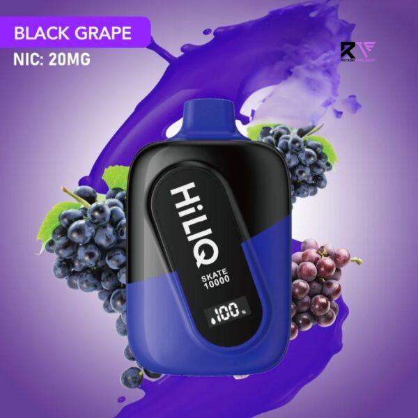 HiLiQ Skate 10000 Puff Disposable Vape-Black Grapes