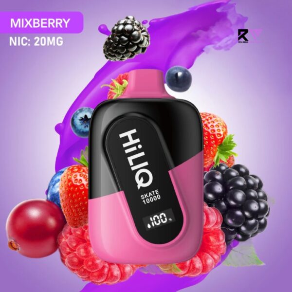 HiLiQ Skate 10000 Puff Disposable Vape-Mix Berry