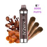 Mazaj Black 8000 Puff Disposable Vape-Cigar Coffee Caramel