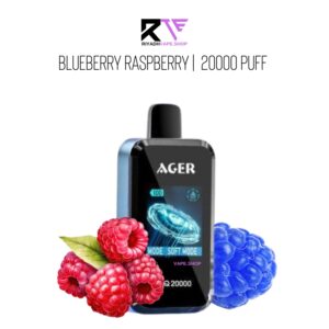 Ager SQ 20000 Puff Disposable Vape Blueberry Raspberry