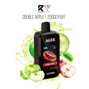 Ager SQ 20000 Puff Disposable Vape Double Apple