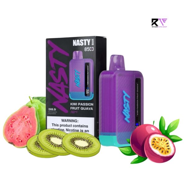 Nasty Bar 8500 Puff Kiwi Passion Fruit Guava