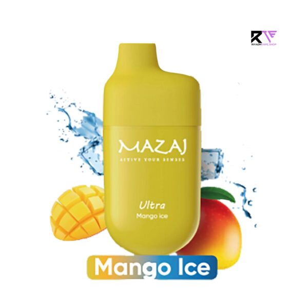 Mazaj ultra 7000 Puff Disposable Vape-Mango ice