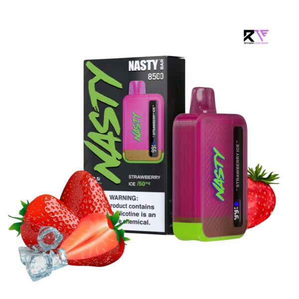 Nasty Bar 8500 Puff Strawberry Ice