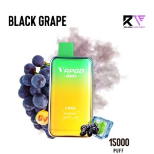 Vapgo Bar Max 15000 Puff Disposable Vape-Black Grapes