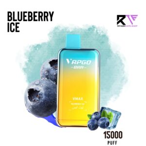 Vapgo Bar Max 15000 Puff Disposable Vape-Blueberry ice