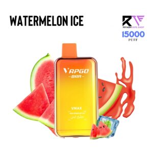 Vapgo Bar Max 15000 Puff Disposable Vape-Watermelon ice