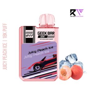 Geek Bar 911 Disposable Vape 18000 Puff- Juicy Peach Ice