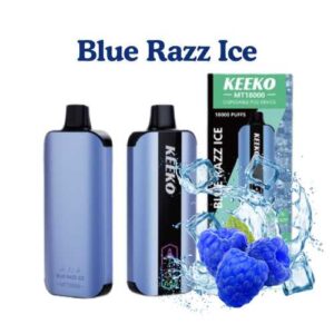 Keeko 18000 Puff Disposable Vape-Blue Razz Ice