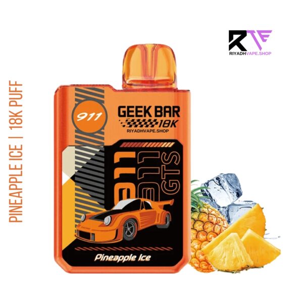 Geek Bar 911 Disposable Vape 18000 Puff-Pineapple Ice